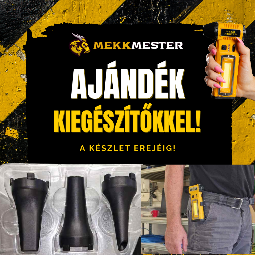 AirBlitz PRO - Légseprű AJÁNDÉK kiegészítőkkel!